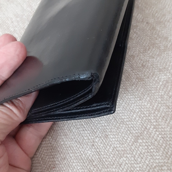 Salvatore Ferragamo Black Leather Wallet